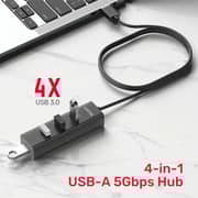 Unitek 4-in-1 USB-A Hub - Y-3089V01