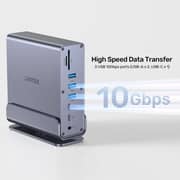 Unitek 15-in-1 DisplayLink Triple 4K Docking Station Space Grey - D1135AGY01