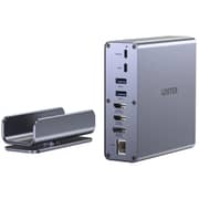 Unitek 15-in-1 DisplayLink Triple 4K Docking Station Space Grey - D1135AGY01