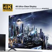 Unitek Universal Dual 4K KVM Docking Station Black - D1103A01