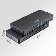 Unitek Universal Dual 4K KVM Docking Station Black - D1103A01