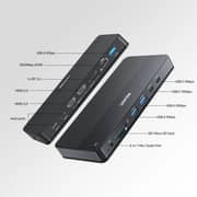 Unitek Universal Dual 4K KVM Docking Station Black - D1103A01