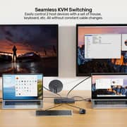 Unitek Universal Dual 4K KVM Docking Station Black - D1103A01