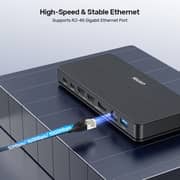 Unitek Universal Dual 4K KVM Docking Station Black - D1103A01