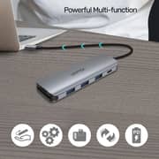 Unitek uHUB P5+ 6-in-1 USB-C Hub - H1107C