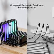 Unitek uCharge 10-Port USB Smart Charging Station Black - P1230CBK01-UK