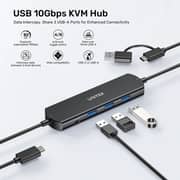 Unitek USB 10Gbps KVM Hub - U1344ABK01