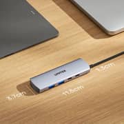 Unitek uHUB Q4 4-in-1 USB-C Hub 2 USB-A & 2 USB-C Ports - H1112DGY01