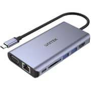 Unitek uHUB O8+ 8-in-1 USB-C Ethernet Hub - D1019B