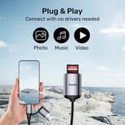 Unitek 2-in-1 Card Reader USB-C/A SD 4.0 Space Grey - R1018E01