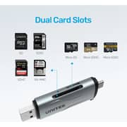 Unitek 2-in-1 SD 3.0 Card Reader Space Grey - R1010A