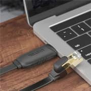 Unitek USB 2.0 to RJ45 Console Rollover Flat Cable 1.8m Black - Y-SP02001B