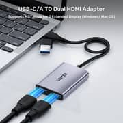 Unitek Dual HDMI Adapter Space Grey - V1427A01