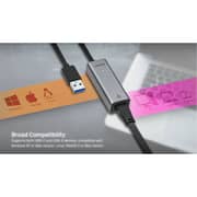 Unitek USB-A to Gigabit Ethernet Adapter 30cm Space Grey - Y-3464