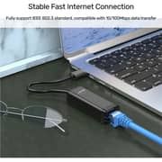 Unitek USB 2.0 to Ethernet Adapter 15cm Black - Y-1468