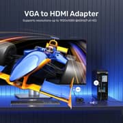 Unitek VGA to HDMI Adapter 18cm Black - V1112ABK01