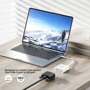 Unitek USB-C To DVI Adapter 15cm Cloud White - V1429A01