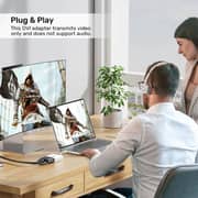 Unitek USB-C To DVI Adapter 15cm Cloud White - V1429A01