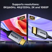 Unitek DisplayPort 1.4 To HDMI Cable 1.8m Space Grey - V1610A01