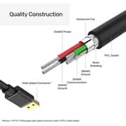 Unitek USB 2.0 Active Extension Cable 20m Black - Y-279 