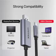 Unitek USB-C to DisplayPort Cable 2m Space Grey - V1409A