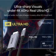 Unitek USB-C to DisplayPort Cable 2m Space Grey - V1409A