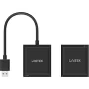 Unitek USB 2.0 4 Port Extender Over Cat Cable 1.5m Black - Y-2516-UK