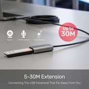 Unitek USB 2.0 Extension Cable 5m Space Grey - Y-271