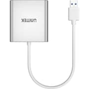 Unitek 3 Ports Card Reader USB 3.0 White - Y-9313