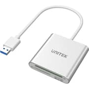 Unitek 3 Ports Card Reader USB 3.0 White - Y-9313