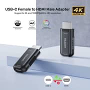 Unitek USB-C Female to HDMI Male Adapter Black - V1187ABK01