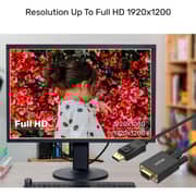 Unitek DisplayPort To VGA Cable 1.8m Black - Y-5118F