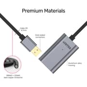 Unitek USB 2.0 Extension Cable 10m Space Grey - Y-272