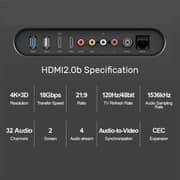 Unitek 4K 60Hz Fiber Optic HDMI Cable 20m Black - Y-C1030BK