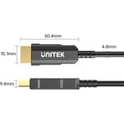 Unitek Fiber Optic HDMI Cable 15m Black - C11072BK-15M