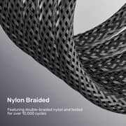 Unitek 8K Braided Nylon HDMI Cable 2m Black - C11093RGY01-2M