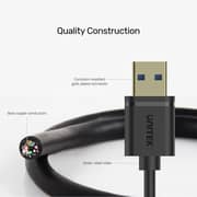 Unitek USB 3.0 Extension Cable 1m Black - Y-C457GBK