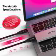 Unitek Fast Charging Cable 0.8m Black - C14100BK-0.8M