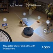 TPLink Robotic Vacuum Cleaner Black - Tapo RV50 Pro Omni