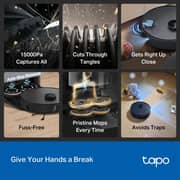 TPLink Robotic Vacuum Cleaner Black - Tapo RV50 Pro Omni