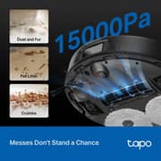 TPLink Robotic Vacuum Cleaner Black - Tapo RV50 Pro Omni