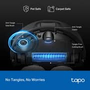 TPLink Robotic Vacuum Cleaner Black - Tapo RV50 Pro Omni