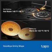 TPLink Robotic Vacuum Cleaner Black - Tapo RV50 Pro Omni