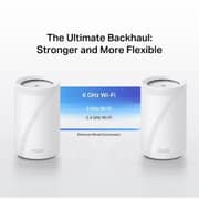 TPLink BE14000 Tri-Band Whole Home Mesh WiFi 7 System - Deco BE68 1Pack