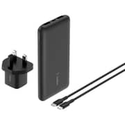 Belkin BoostCharge Travel Kit Power Bank 10000mAh Black - BU041MYBK