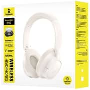 Baseus Bass BH1 Wireless Over Ear Headphones Starlight Off-White