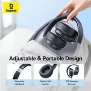 Baseus Bass BH1 Lite Wireless Over Ear Headphones Cosmic Black