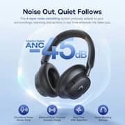Baseus Bass BH1 NC Wireless Over Ear Headphones Cosmic Black