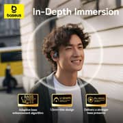 Baseus Eli 2i Fit True Wireless Open Ear Earbuds Cosmic Black