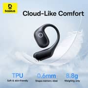 Baseus Eli 2i Fit True Wireless Open Ear Earbuds Cosmic Black